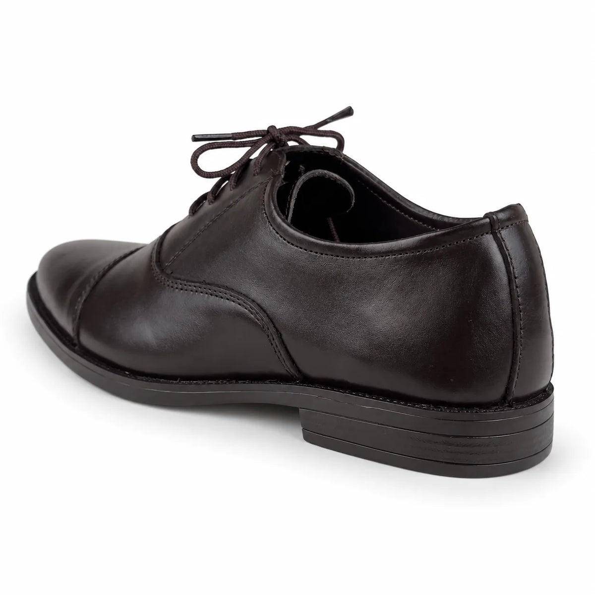 LEATHER OXFORD - BROWN