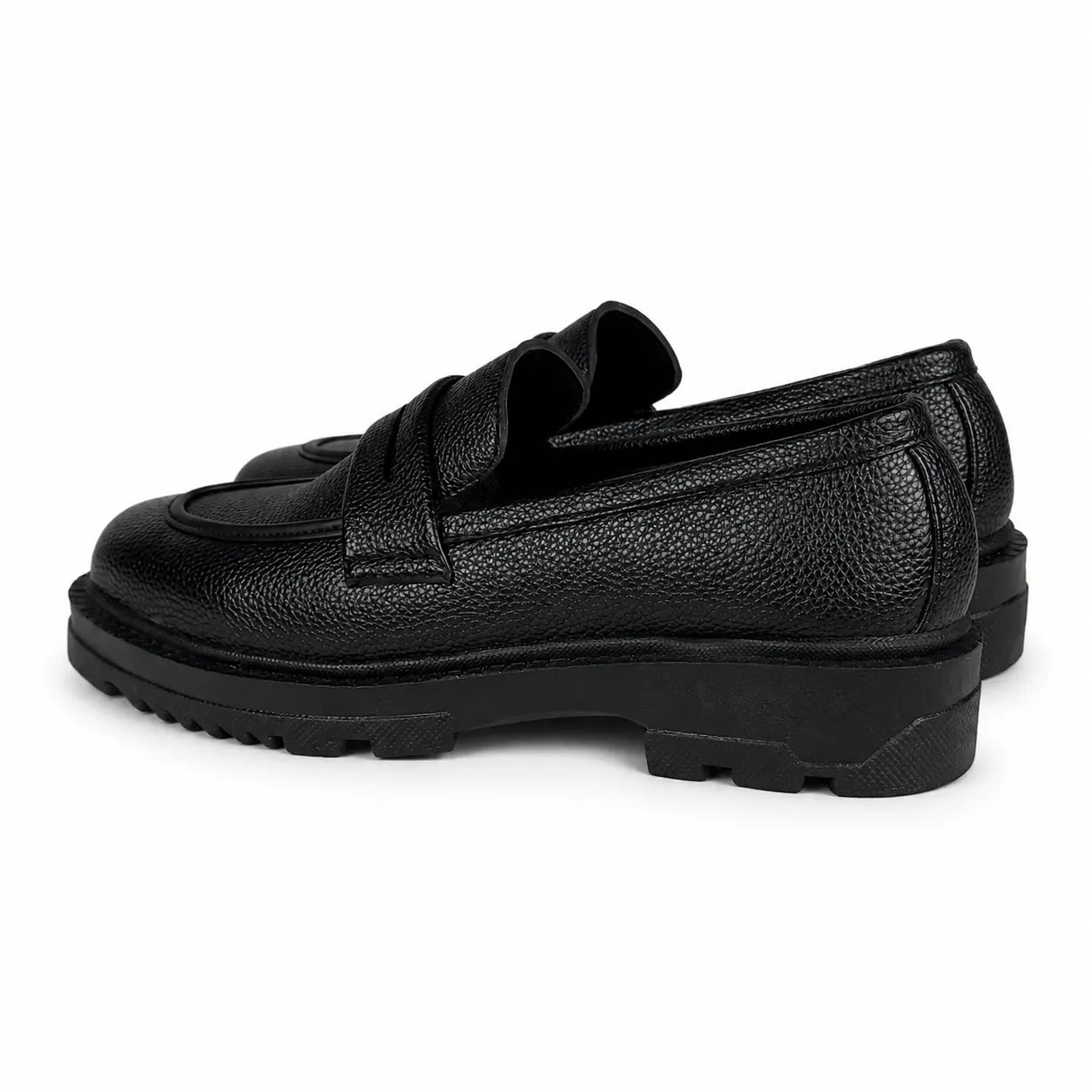 HIGHSOLE BLACK MEDICATED FORMAL LOAFER