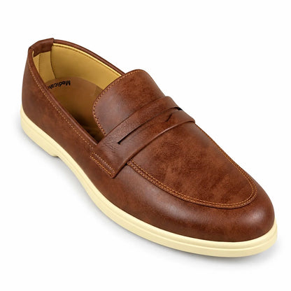 BROWN MEDICATED LOAFER - Honey Sole