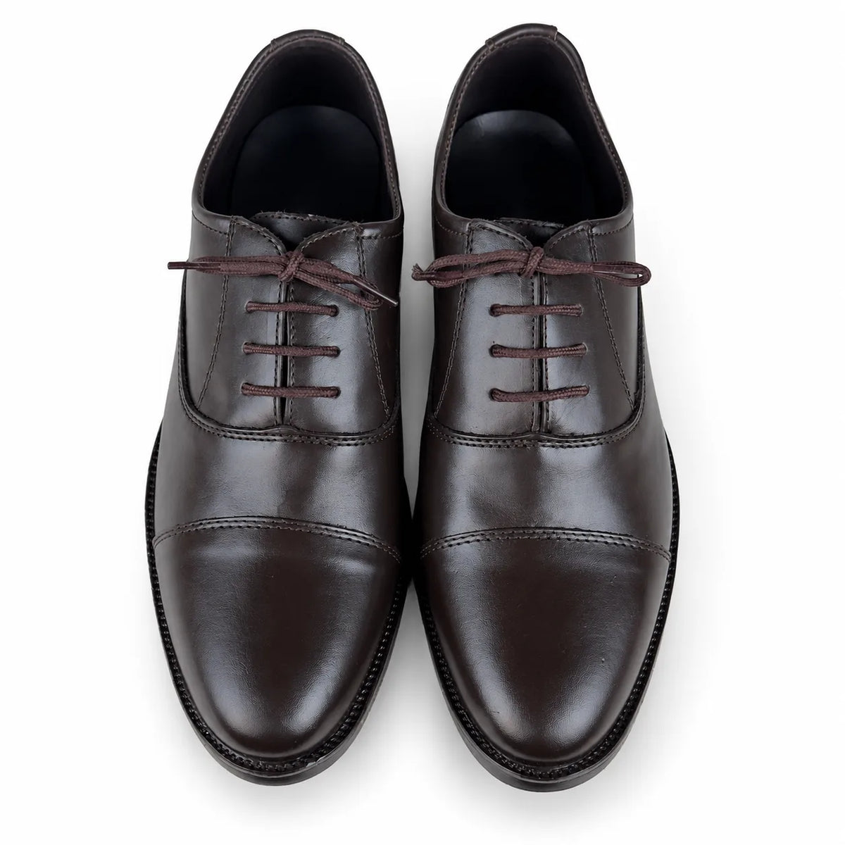 LEATHER OXFORD - BROWN