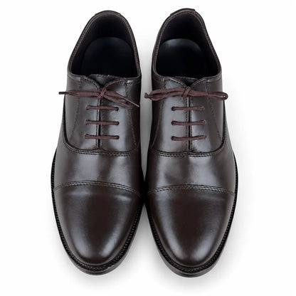 LEATHER OXFORD - BROWN