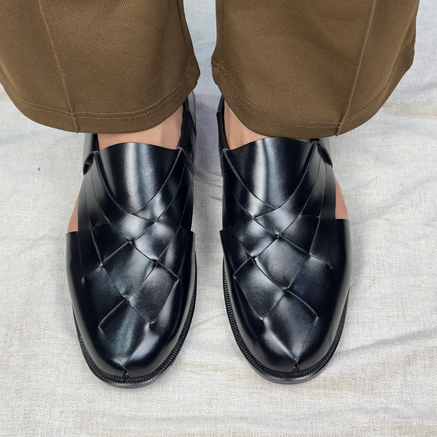 BLACK STRAP PESHWARI #8085