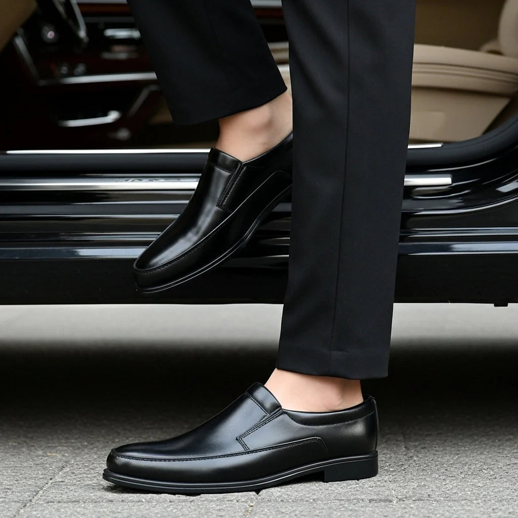 BLACK SLIP-ON LOAFER