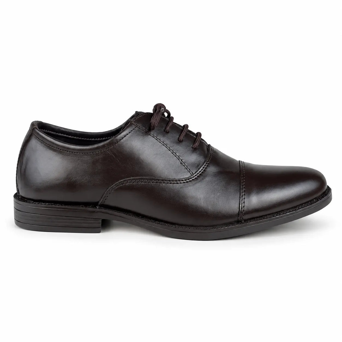 LEATHER OXFORD - BROWN