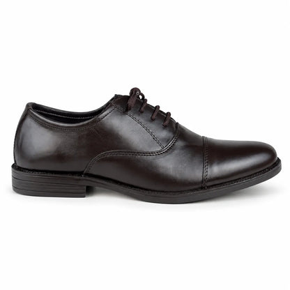 LEATHER OXFORD - BROWN
