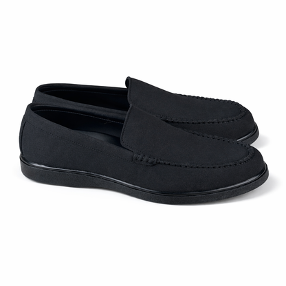 BLACK AURA SUEDE MEDICATED LOAFER