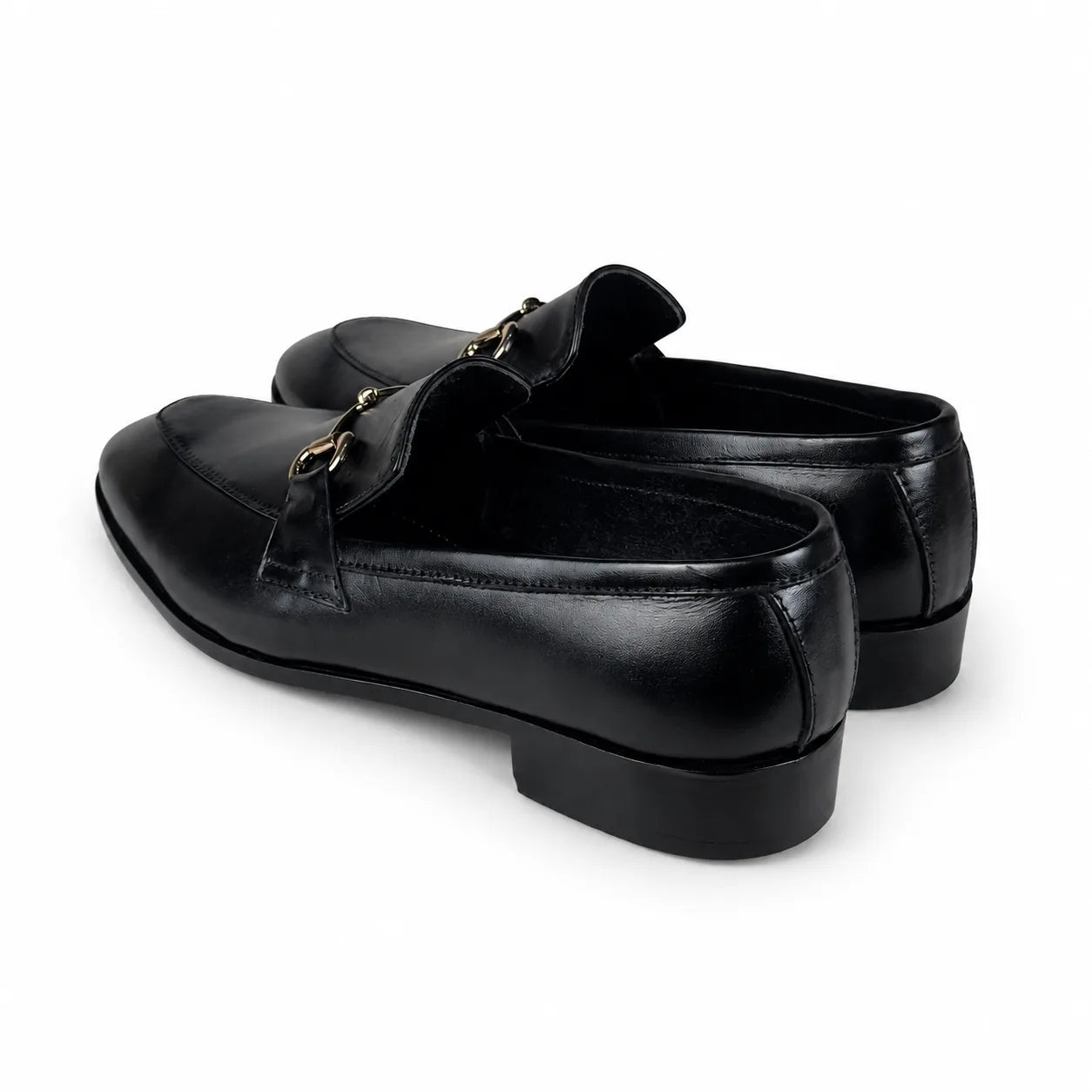 HORSEBIT LEATHER LOAFER - BLACK