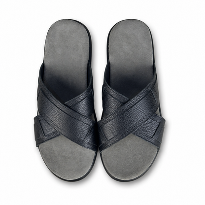 BLACK SLIPPER X - SUEDE INSOLE