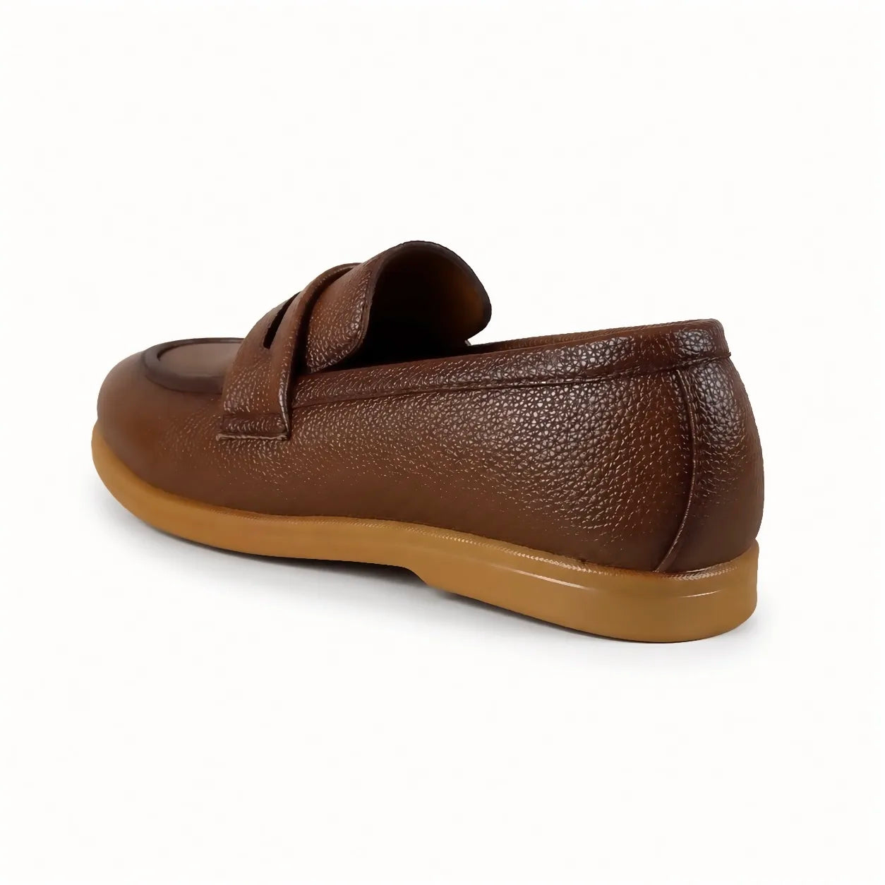 MILLED MEDICATED LOAFER C5220 - BROWN