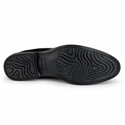 LEATHER OXFORD - BLACK