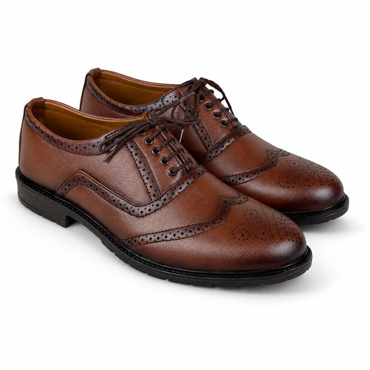 COMFY BROGUE - BROWN