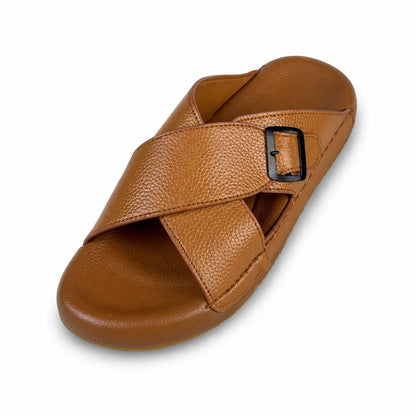 MEDICATED SLIPPER X - CAMEL BROWN