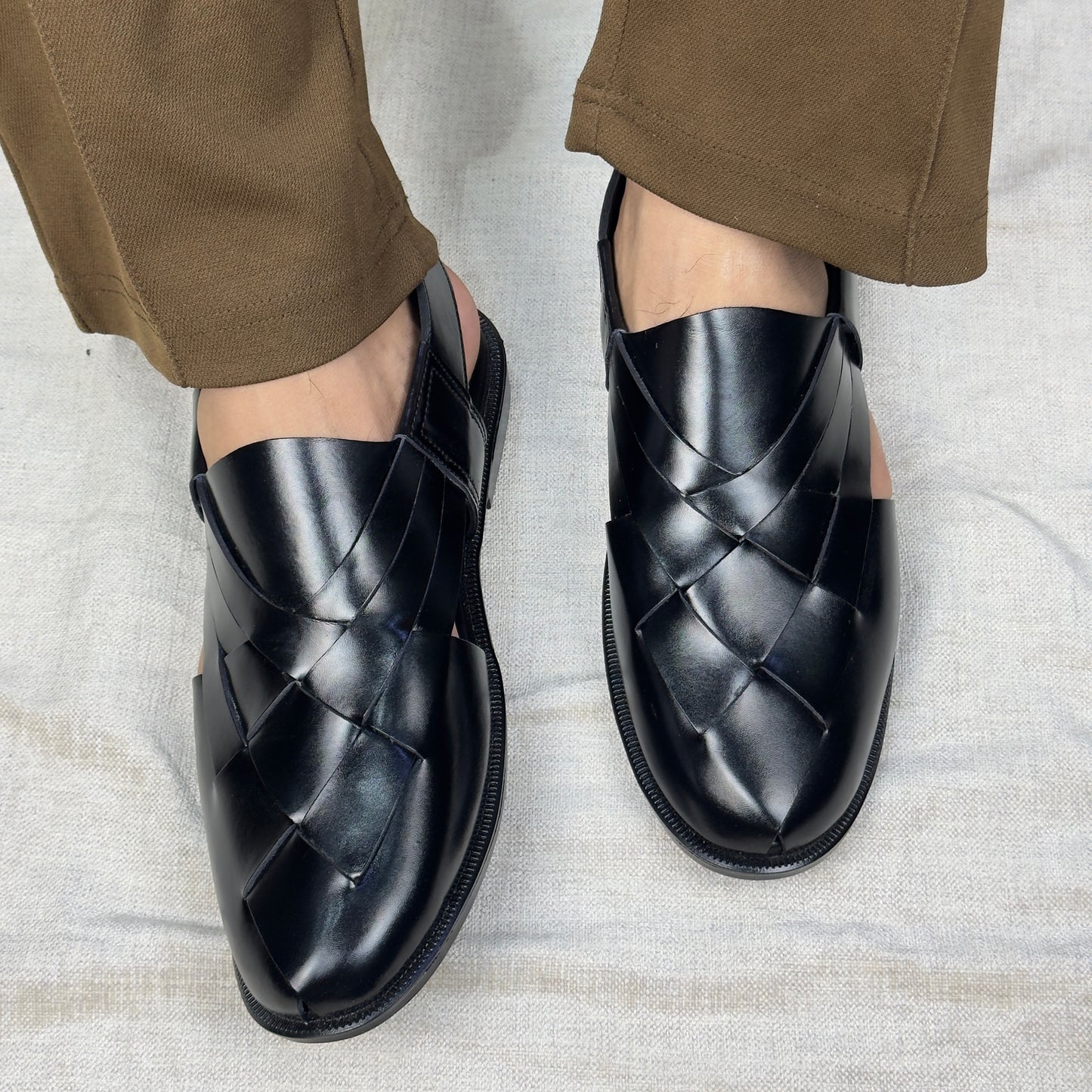 BLACK STRAP PESHWARI #8085