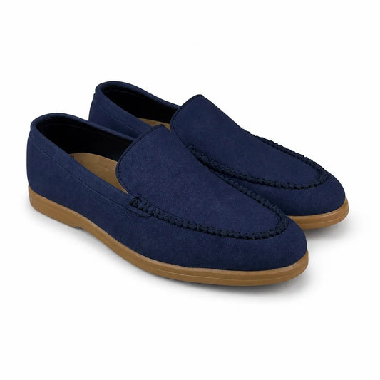 BLUE SUEDE MEDICATED LOAFER