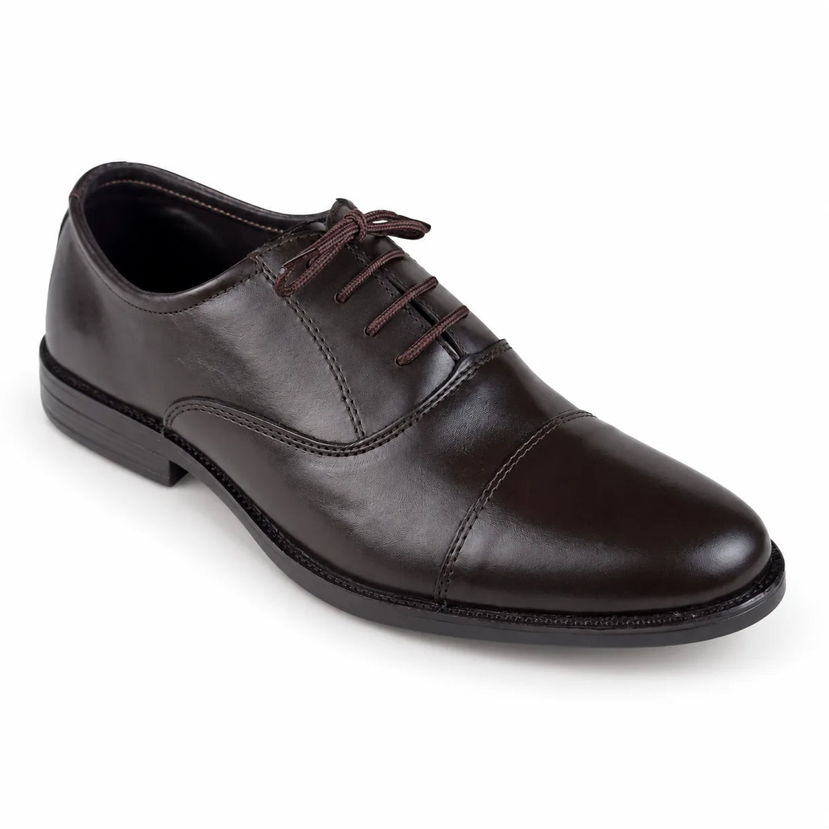 LEATHER OXFORD - BROWN