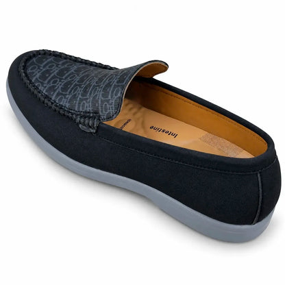 DIOR SUEDE MEDICATED LOAFER - BLACK