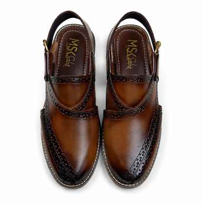 STITCH SOLE - COMMANDO BROGUE - 8163