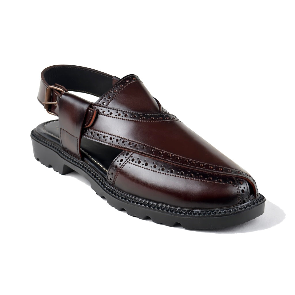HIGH SOLE PESH - BROWN BROGUE - 5063