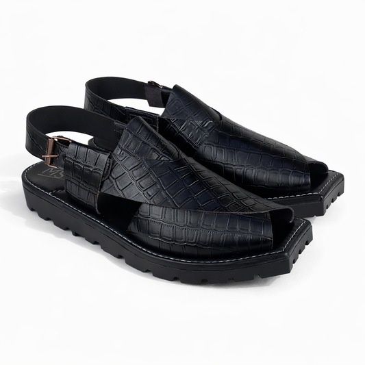 BLACK CROC KAPTAN CHAPPAL #2115