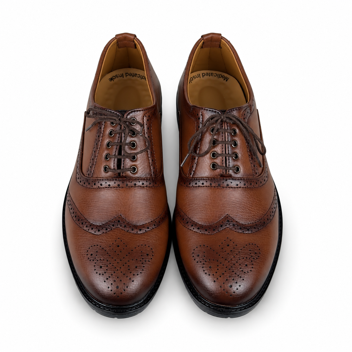 COMFY BROGUE - BROWN
