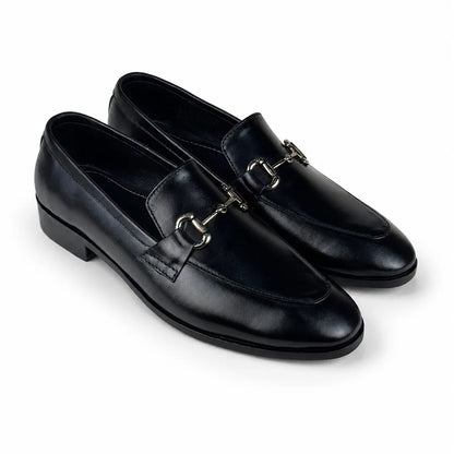 HORSEBIT LEATHER LOAFER - BLACK