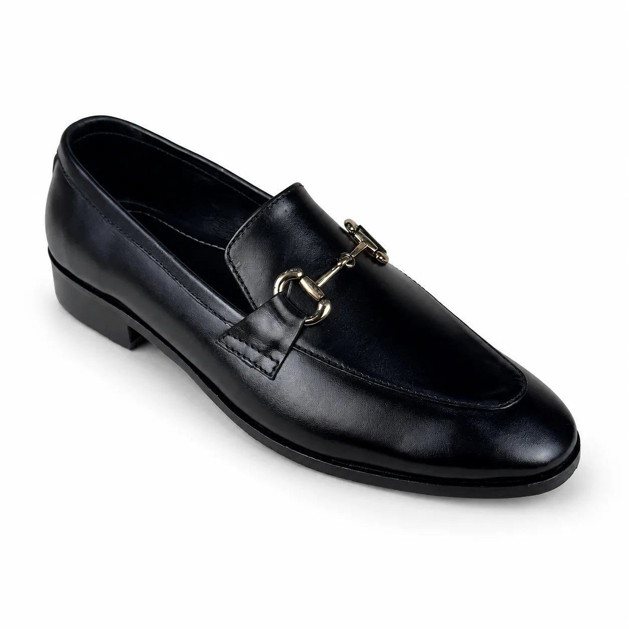 HORSEBIT LEATHER LOAFER - BLACK