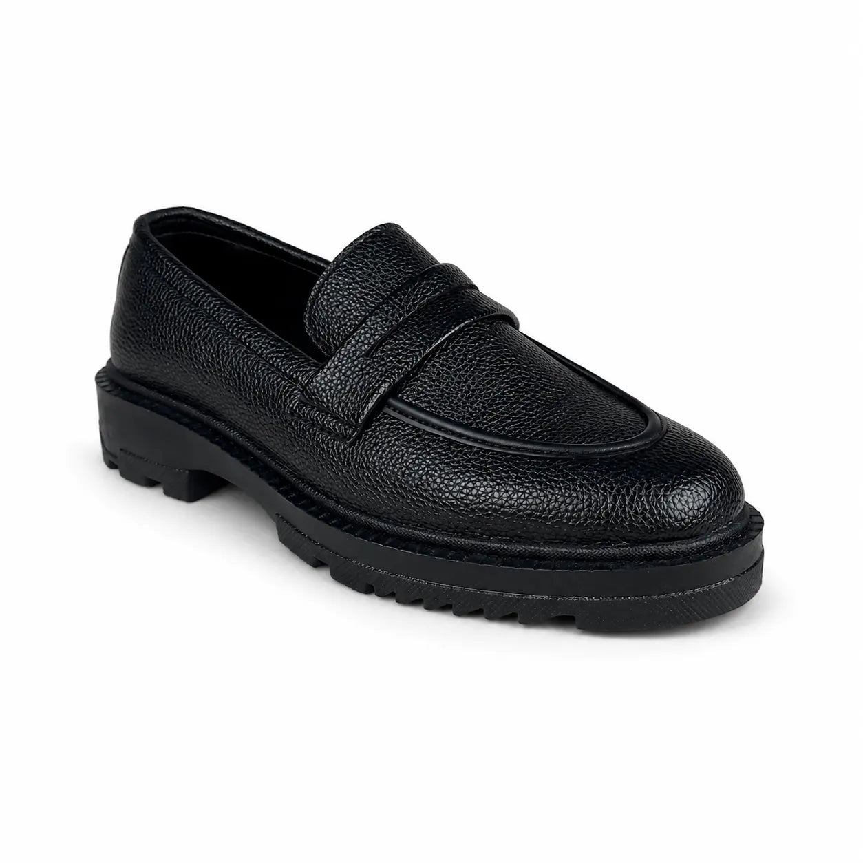 HIGHSOLE BLACK MEDICATED FORMAL LOAFER