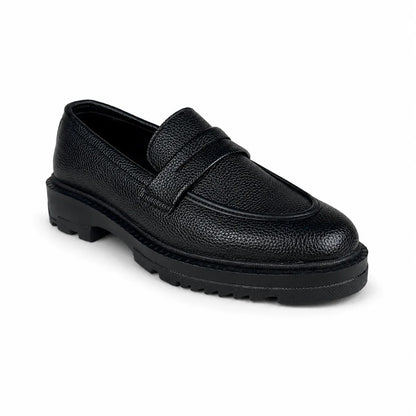 HIGHSOLE BLACK MEDICATED FORMAL LOAFER