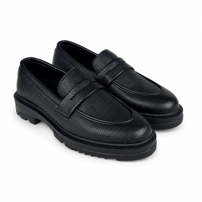 HIGHSOLE BLACK MEDICATED FORMAL LOAFER