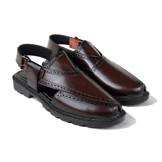 HIGH SOLE PESH - BROWN BROGUE - 5063