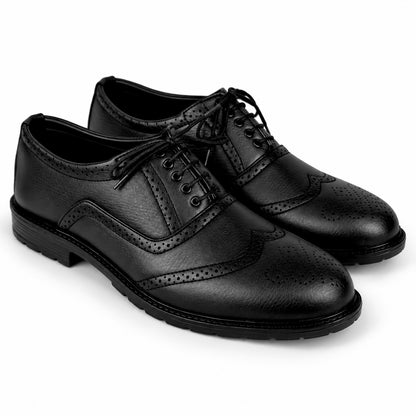 COMFY BROGUE - BLACK