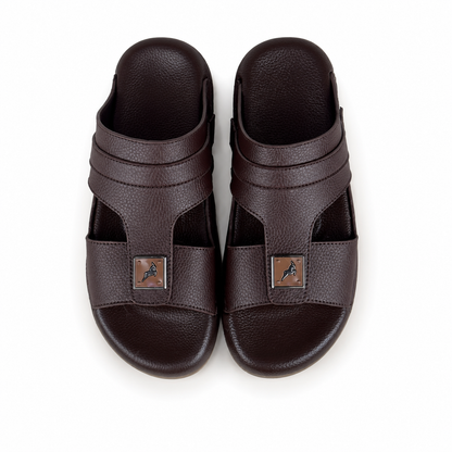 MEDICATED SLIPPER G - BROWN