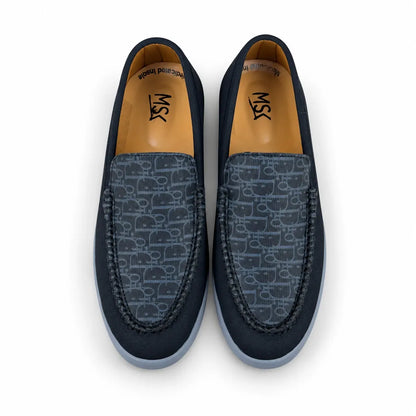 DIOR SUEDE MEDICATED LOAFER - BLACK