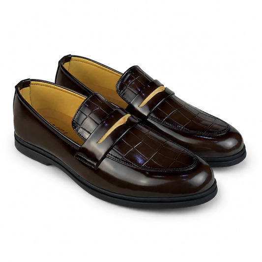 CHERRY PATENT MEDICATED LOAFER