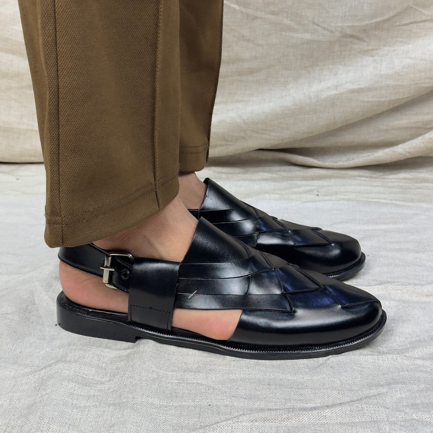 BLACK STRAP PESHWARI #8085