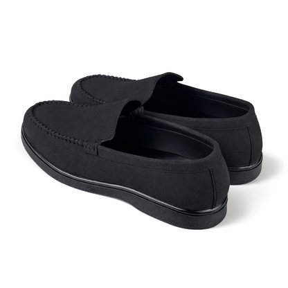 BLACK AURA SUEDE MEDICATED LOAFER