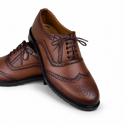 COMFY BROGUE - BROWN