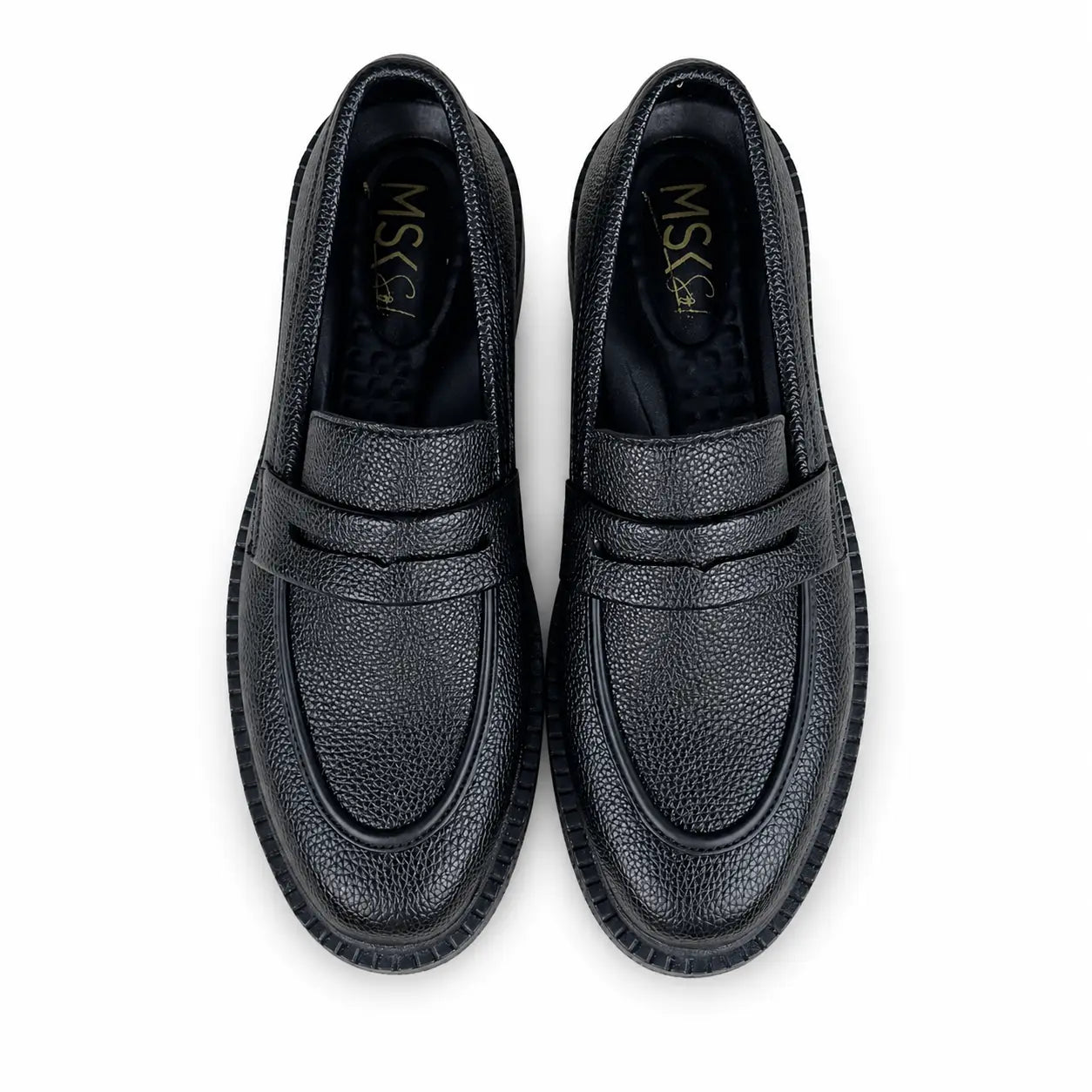 HIGHSOLE BLACK MEDICATED FORMAL LOAFER