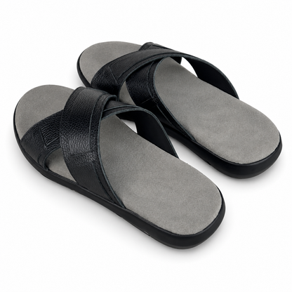 BLACK SLIPPER X - SUEDE INSOLE