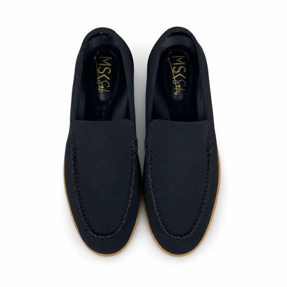 BLACK SUEDE MEDICATED LOAFER