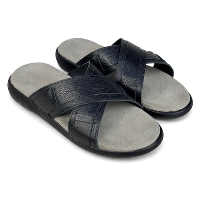 BLACK SLIPPER X - SUEDE INSOLE