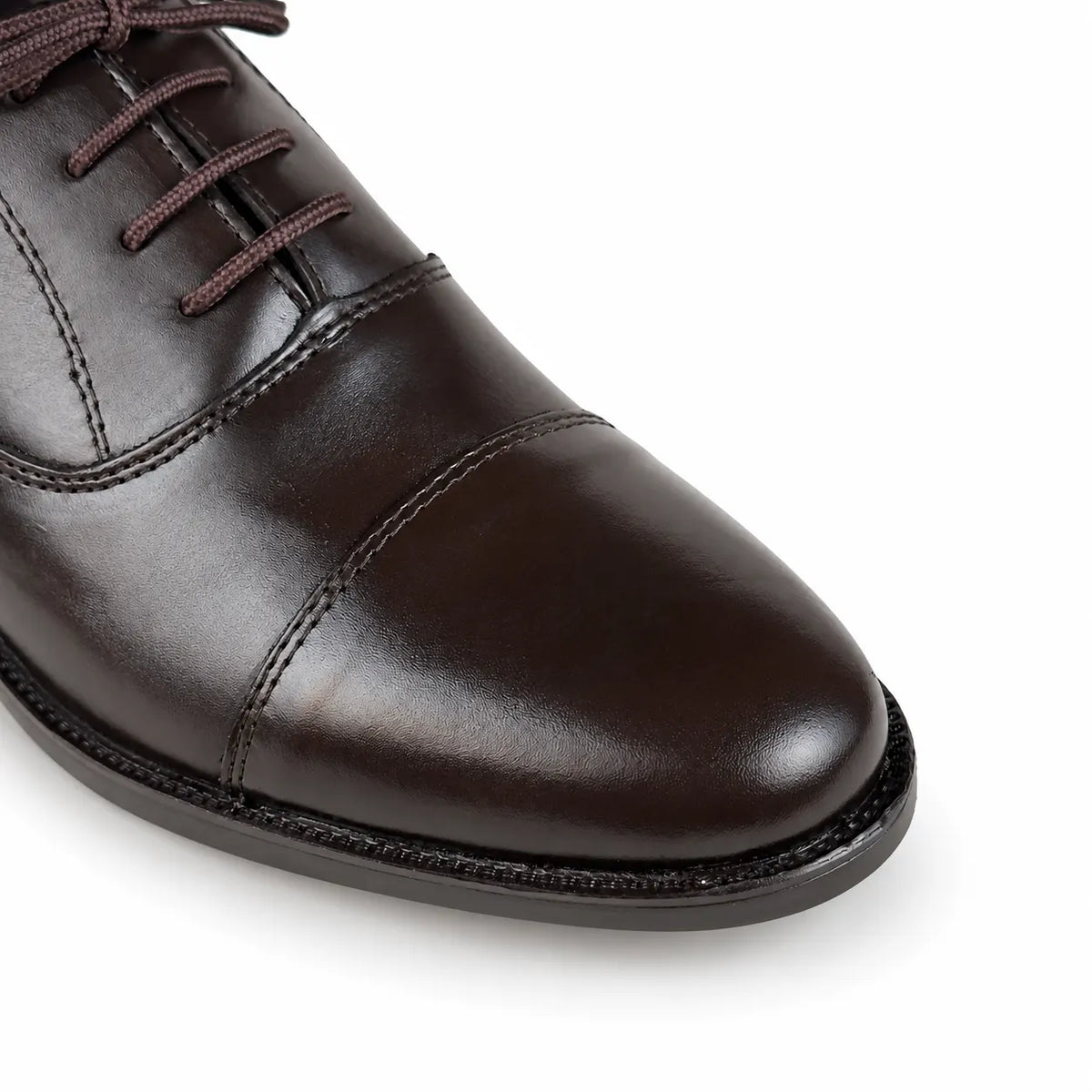 LEATHER OXFORD - BROWN