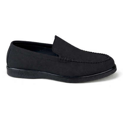 BLACK AURA SUEDE MEDICATED LOAFER