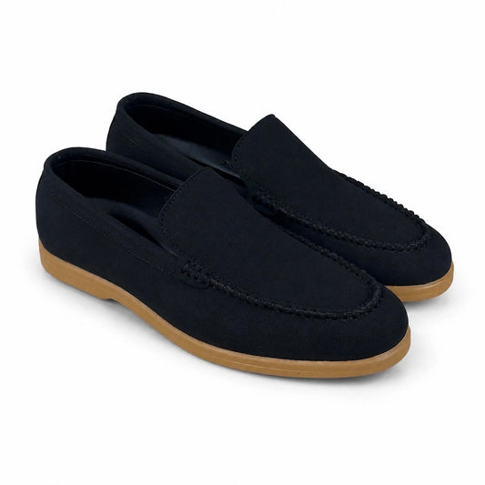 BLACK SUEDE MEDICATED LOAFER