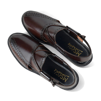 HIGH SOLE PESH - BROWN BROGUE - 5063