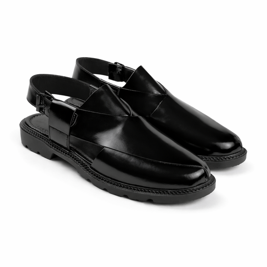 AURA BLACK PESHAWARI - Mid Sole