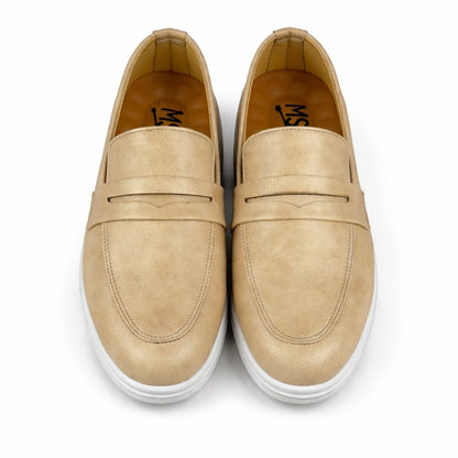 CREAM MEDICATED LOAFER