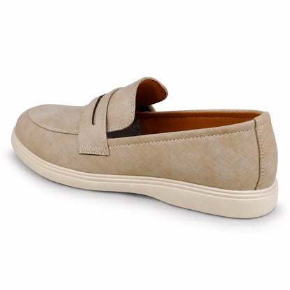 SAND BEIGE MEDICATED LOAFER