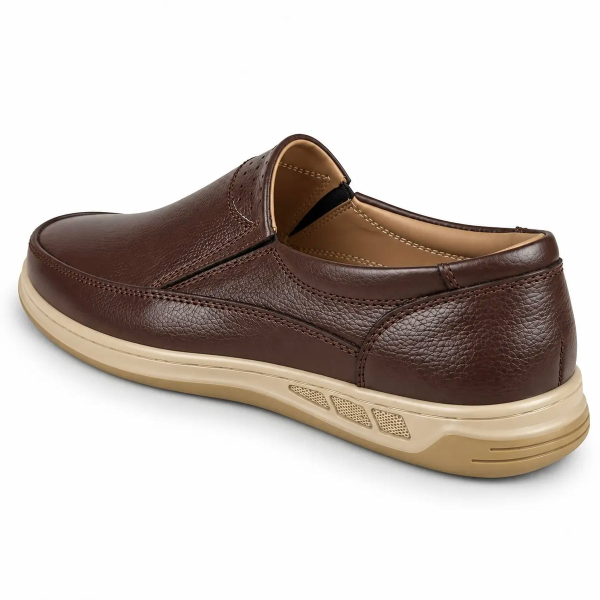 LEATHER SOFTY MEDICATED JOGGER 2 - BROWN