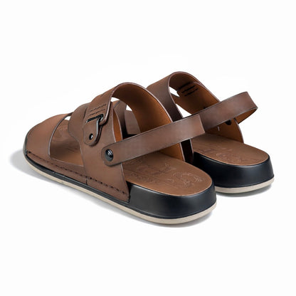 MATE BROWN MEDICATED SANDAL + SLIPPER